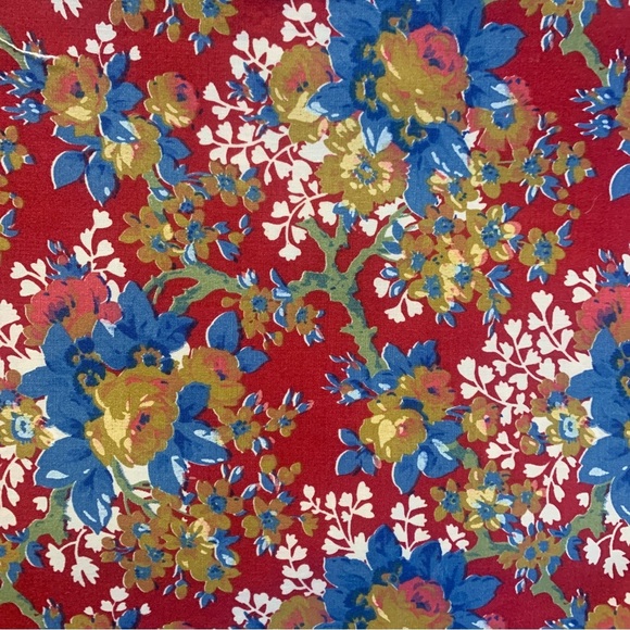 Cranston Print Works Floral Print Fabric Made in USA - Picture 2 of 3